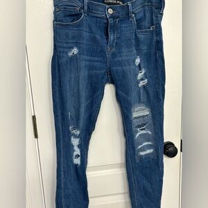 Express Jeans Mid Rise Legging - Size 12s